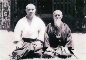 Morihei Ueshiba e Andrè Nocquet