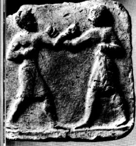 Rilievo in terracotta della Mesopotamia