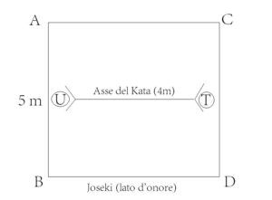 Rappresentazione grafica dell'area del kata
